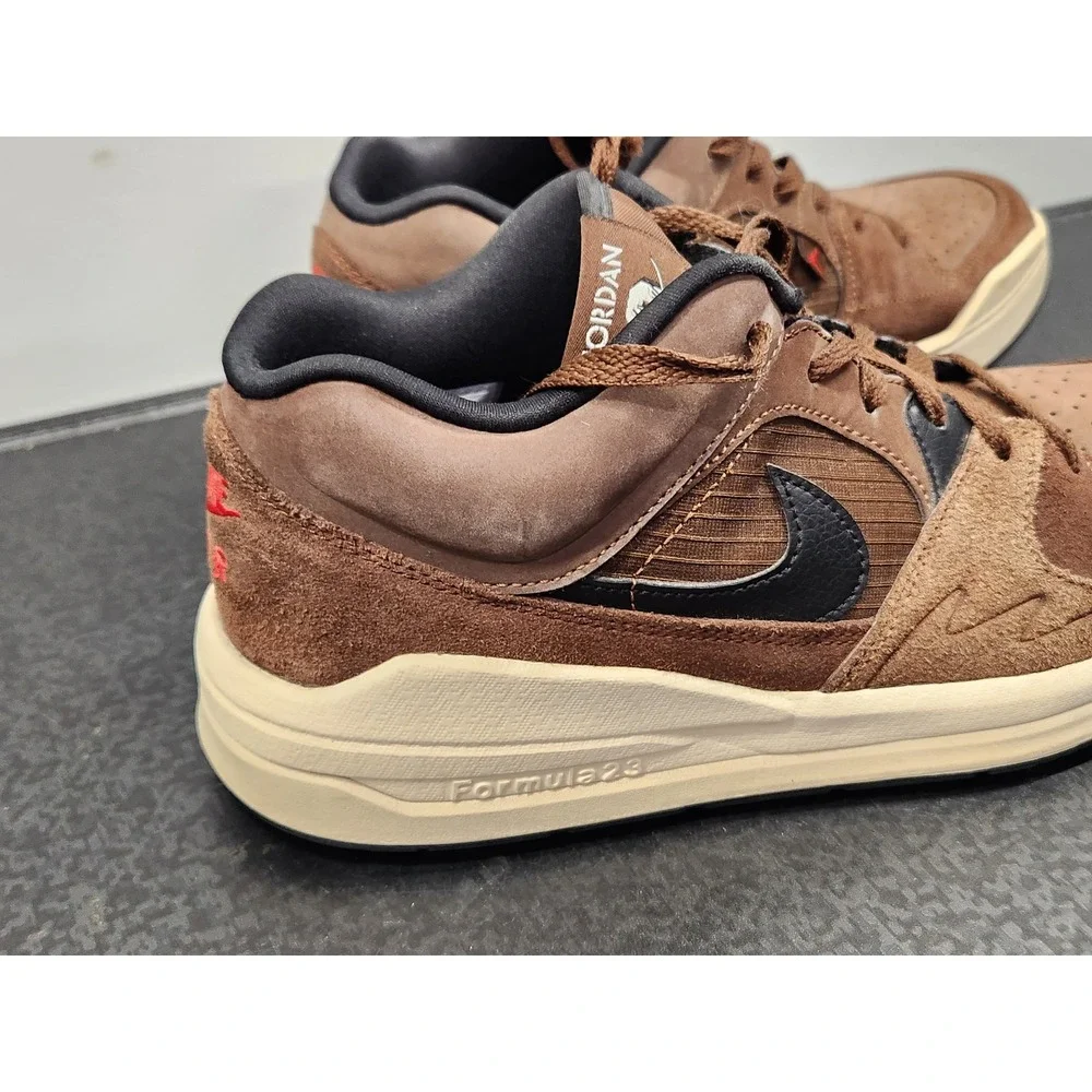 Nike Jordan Stadium 90 Men's Size 9 Cacao Wow DX4397-200 Suede Sneakers ~ G/VG